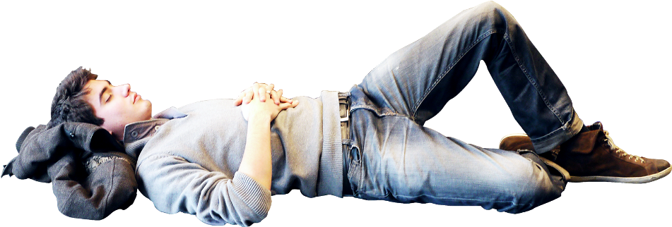 Man Lying Down Png, Transparent Png PNG with transparent background