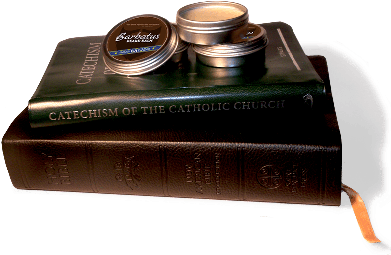 Religious Books And Beard Balm