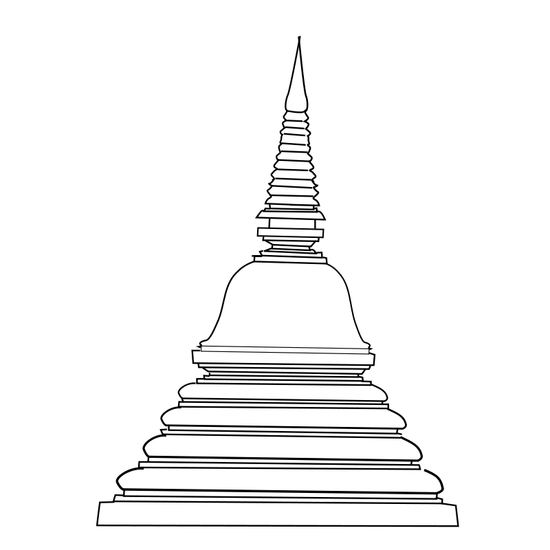 Religious Symbol_ Black Background PNG with transparent background