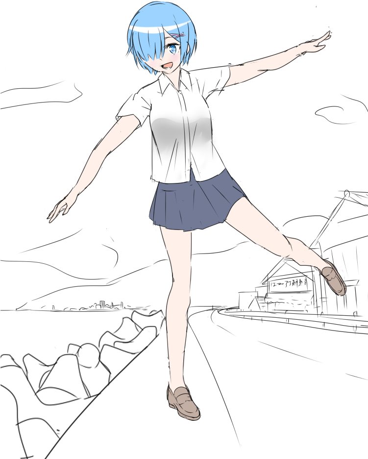 Rem Balancing Act Seaside Sketch