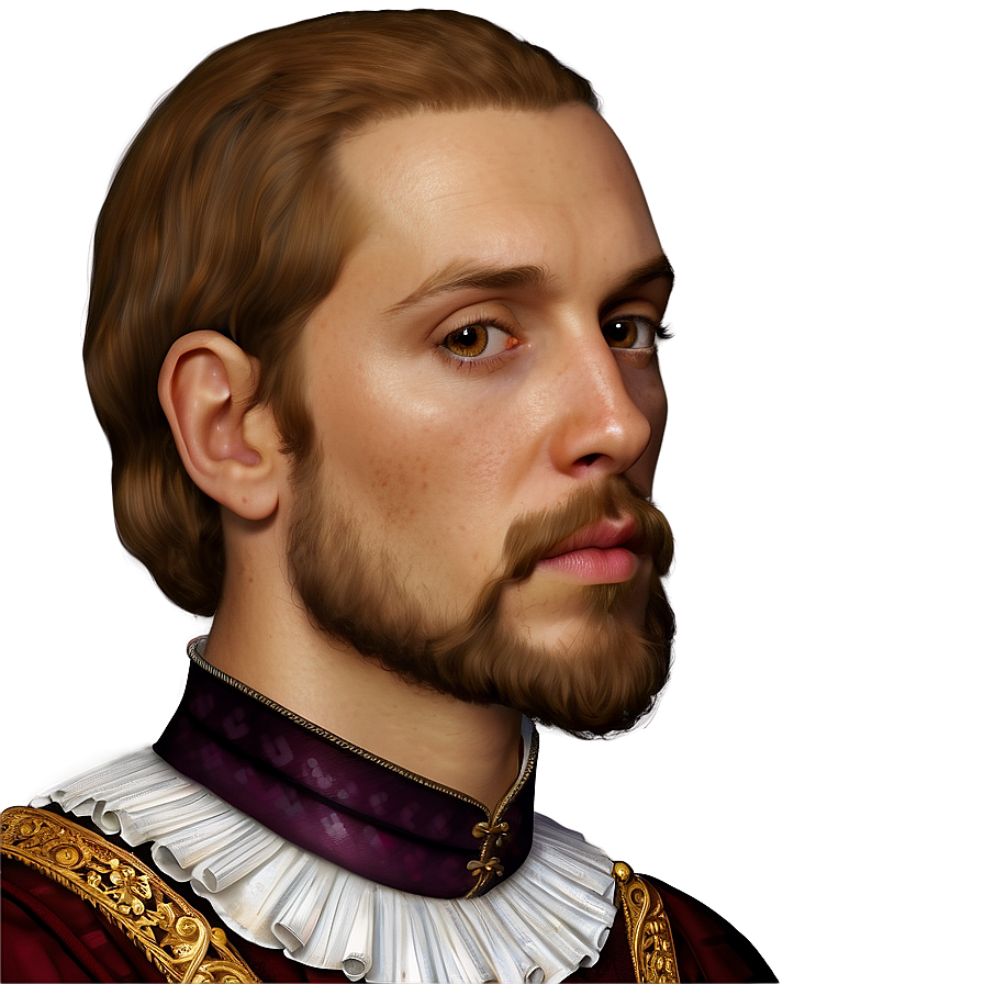 Renaissance Inspired Portrait Png 06232024