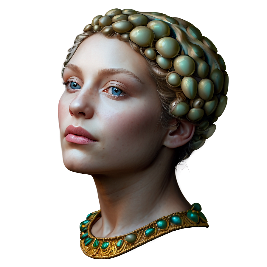 Renaissance Inspired Portrait Png Smr61