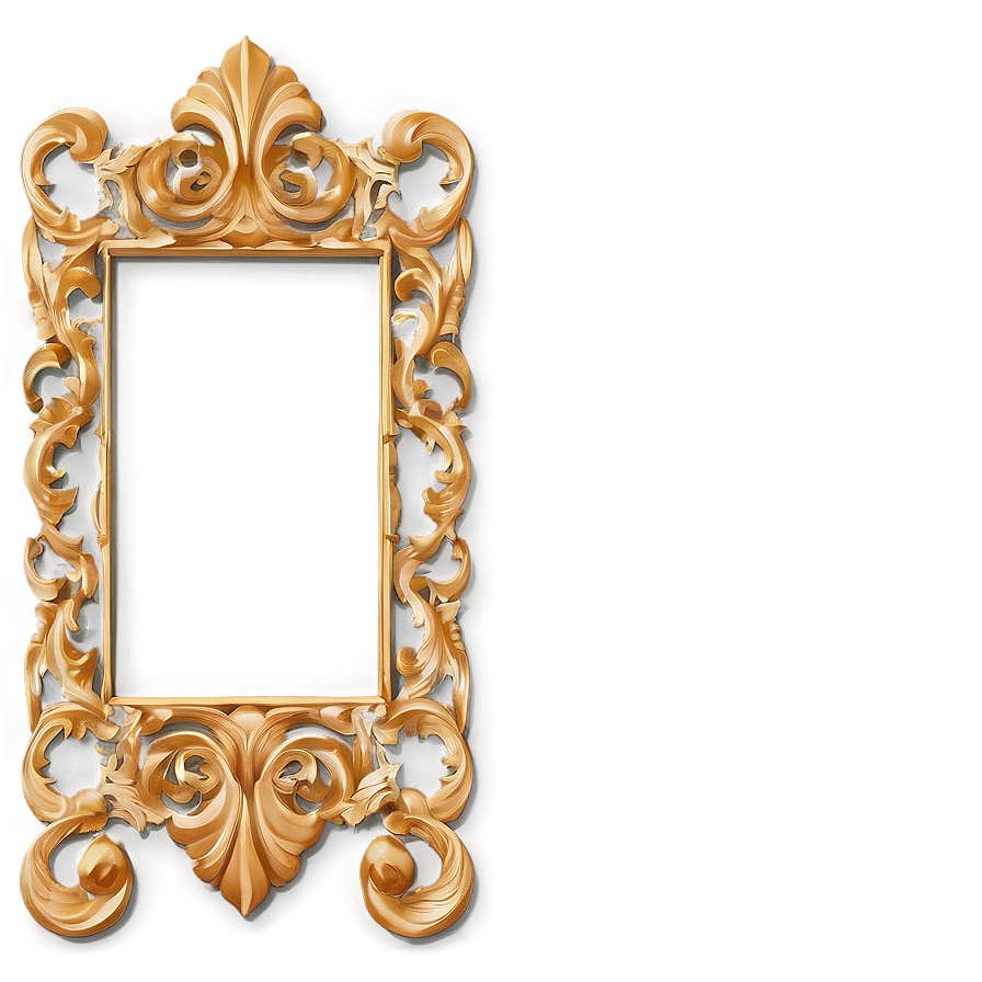 Renaissance Ornate Frame Png Ynk67