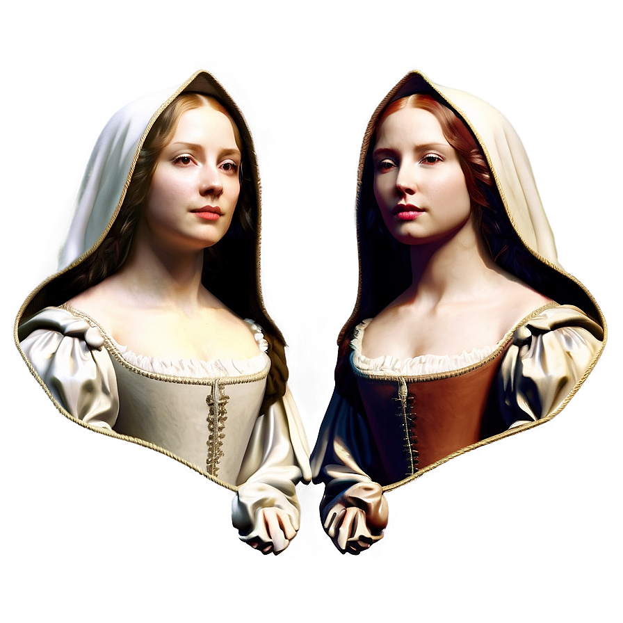 Renaissance Woman Portrait Png Epa