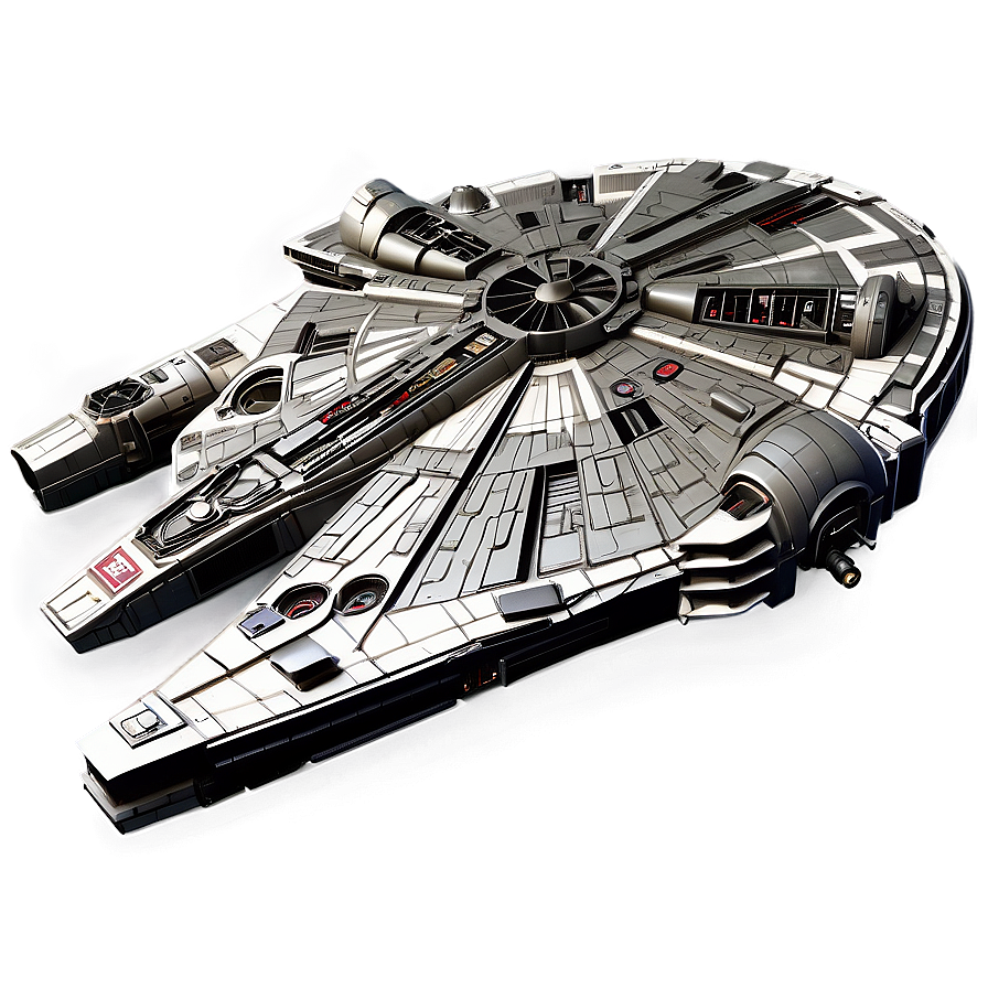 Rendered Millennium Falcon Image Png Oer