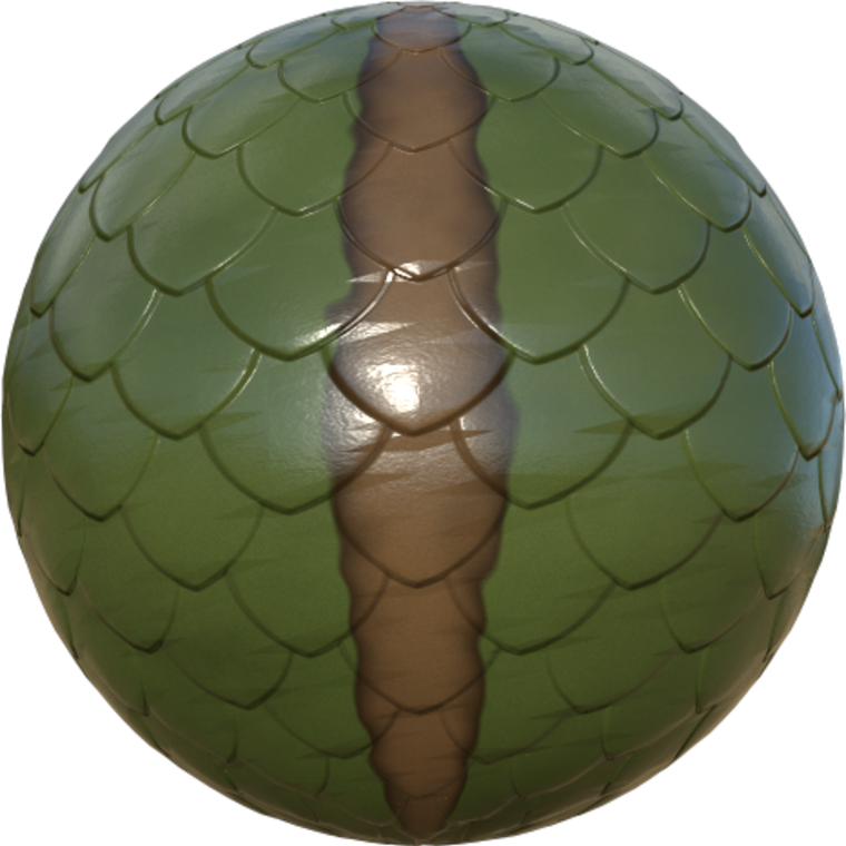 Reptile Skin Sphere Texture