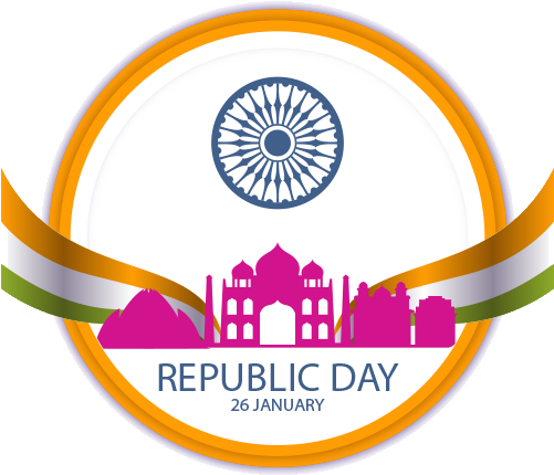 Republic Day India Celebration Graphic