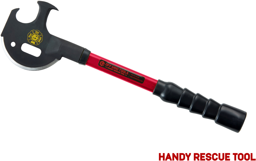 Rescue Axe Tool Red Black Handle