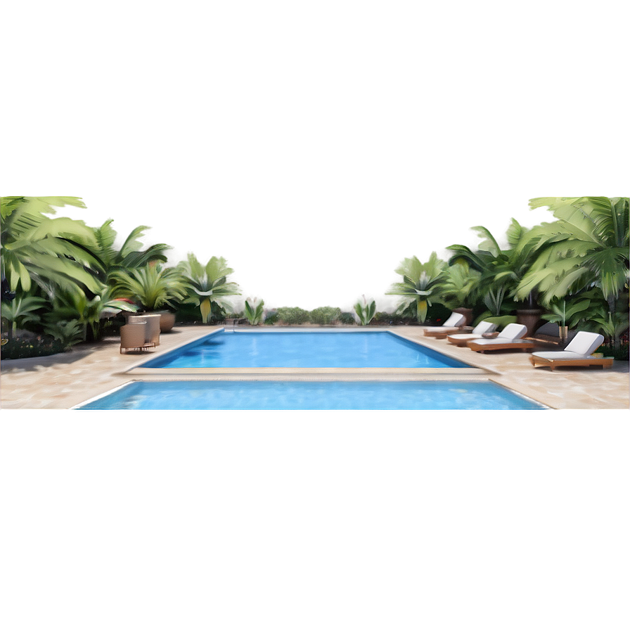 Resort Style Swimming Pool Png 64