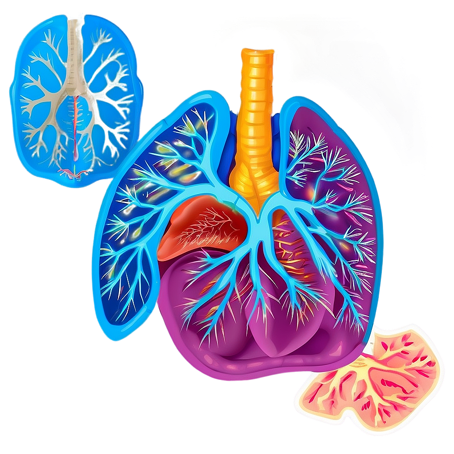 Respiratory Organs Illustration Png Fyf51