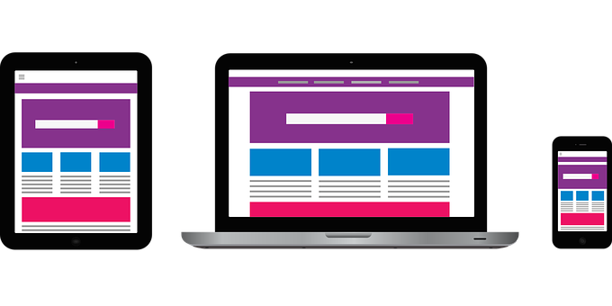 Responsive Web Design Across Devices PNG with transparent background