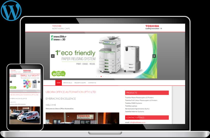 Responsive Web Design Preview Toshiba PNG with transparent background