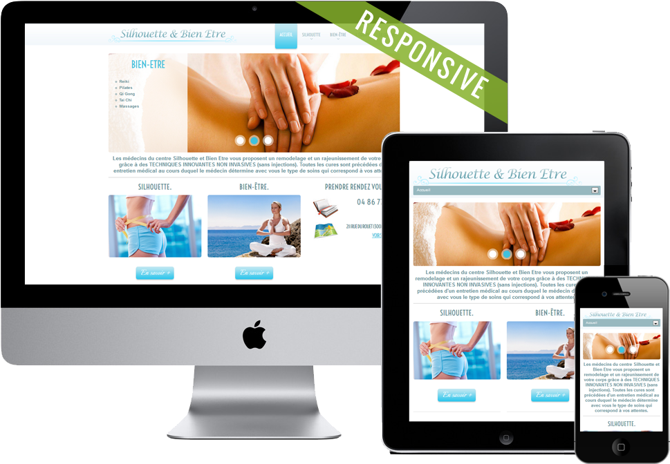 Responsive Web Design Showcase PNG with transparent background