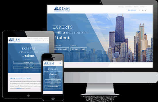 Responsive Website Design Preview PNG image with a transparent background, free high-resolution download