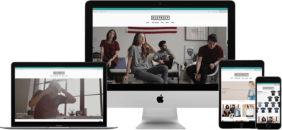 Shopify Website Design And Development Example - Ecommerce Shopify Website, HD Png Download PNG with transparent background