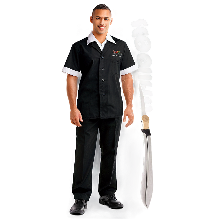 Restaurant Staff Uniform Png 06252024