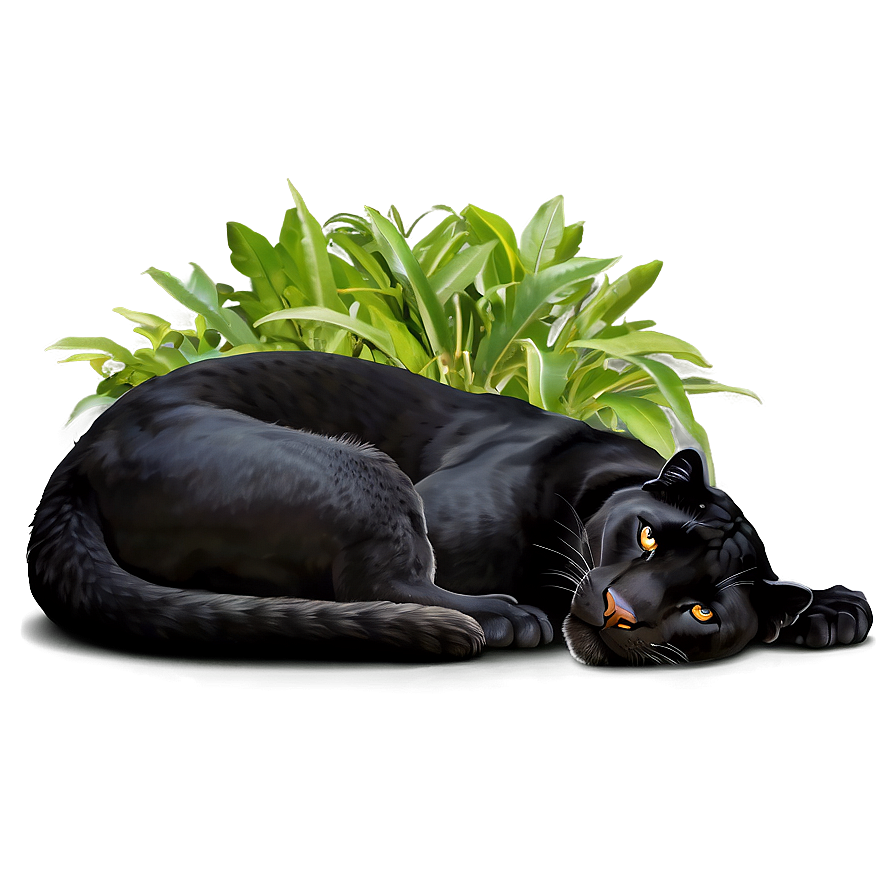 Resting Panther Png Urr