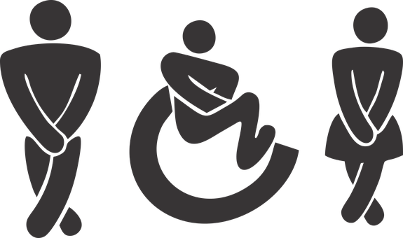 Restroom Signage Icons PNG with transparent background