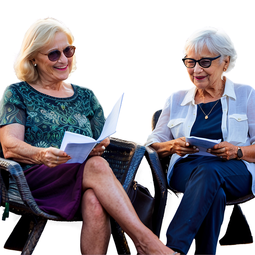 Retirement Book Club Png Oki