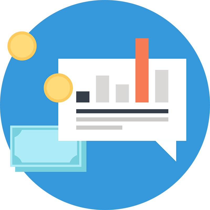 Retirement Investment Chart Icon