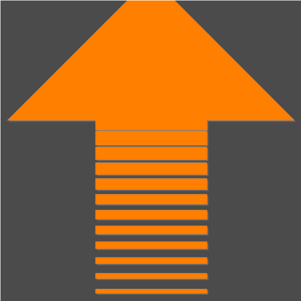 Retirement Steps Upward Arrow