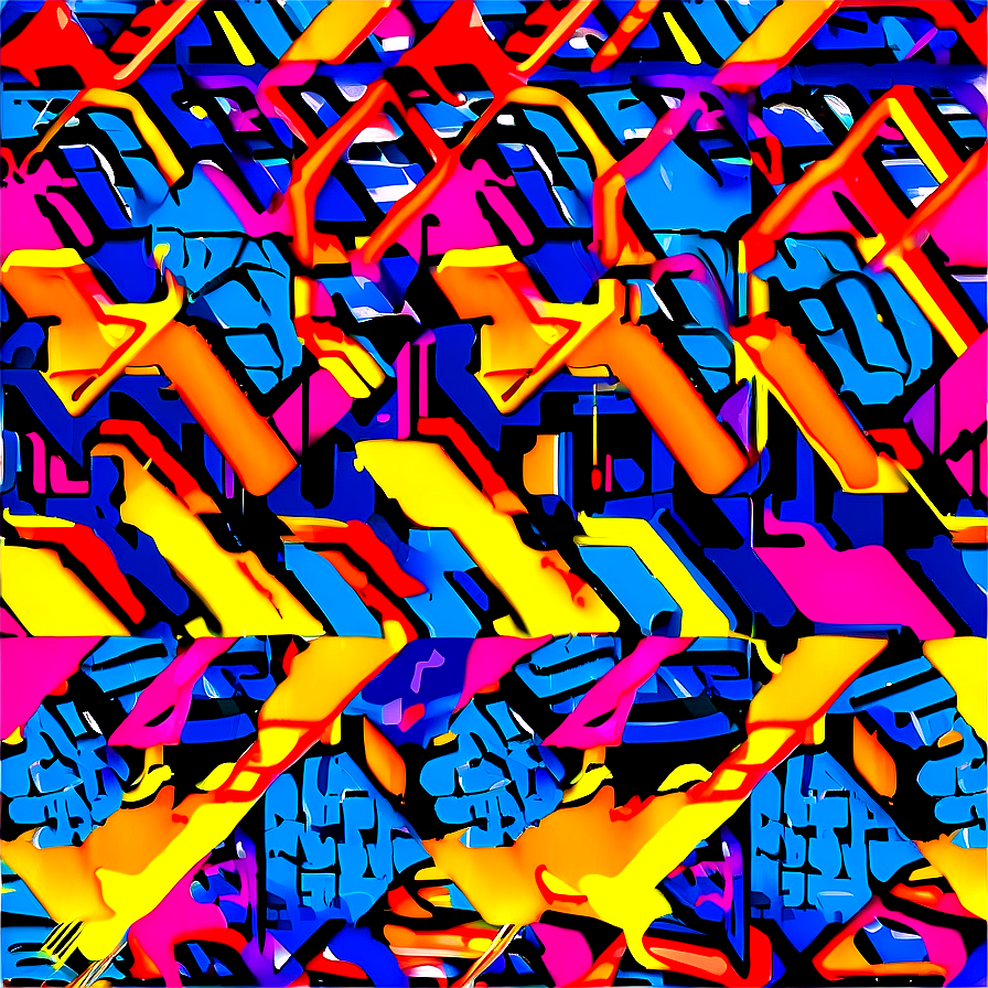 Retro 80s Patterns PNG 06212024 PNG with transparent background