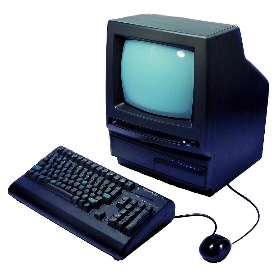 Retro 90s Desktop Computer Png 14