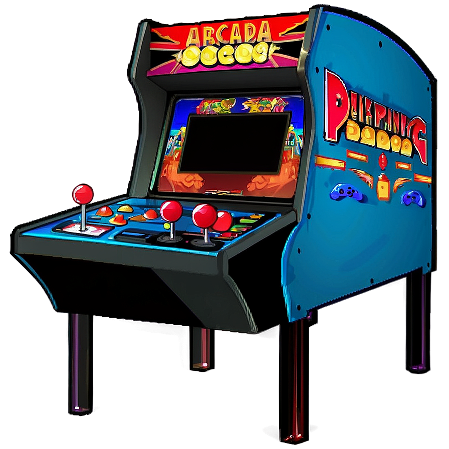 Retro Arcade Game PNG sol PNG with transparent background