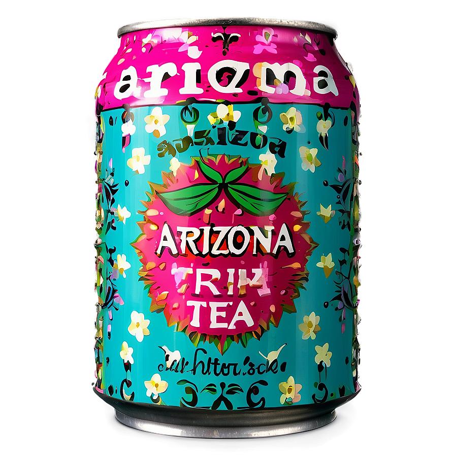 Retro Arizona Tea Can PNG 06252024 PNG with transparent background