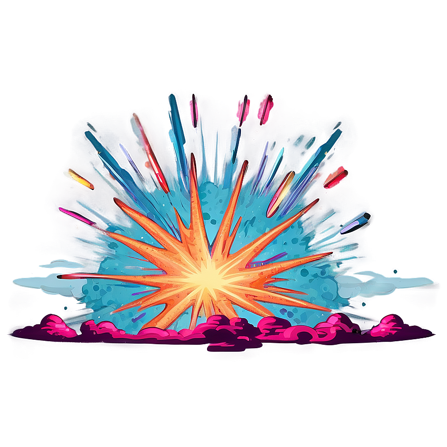 Retro Atomic Age Explosion Png Ejv74