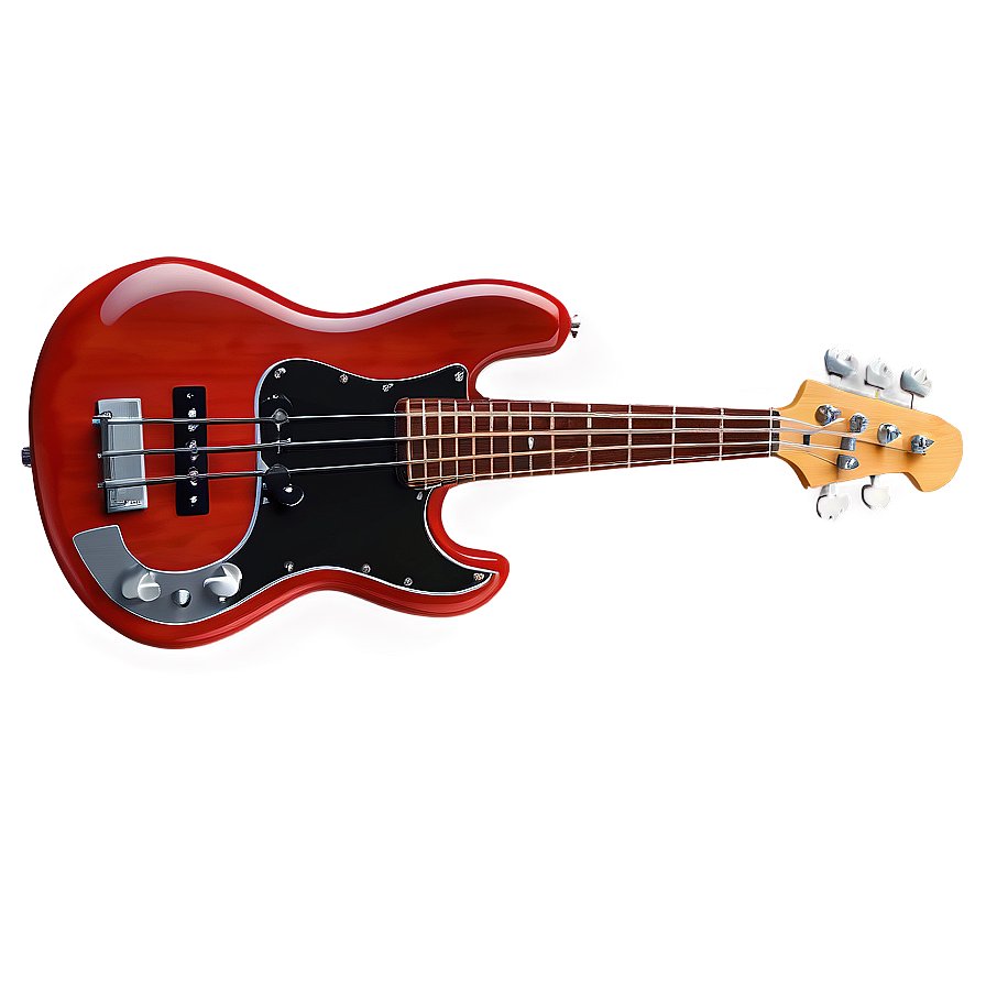 Retro Bass Guitar Png 06202024