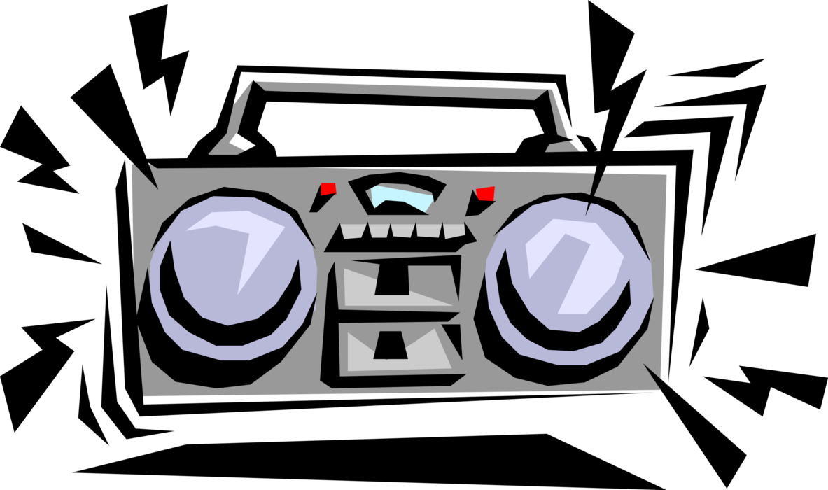 Transparent Boombox Vector Png - Boombox Playing Music, Png Download PNG with transparent background