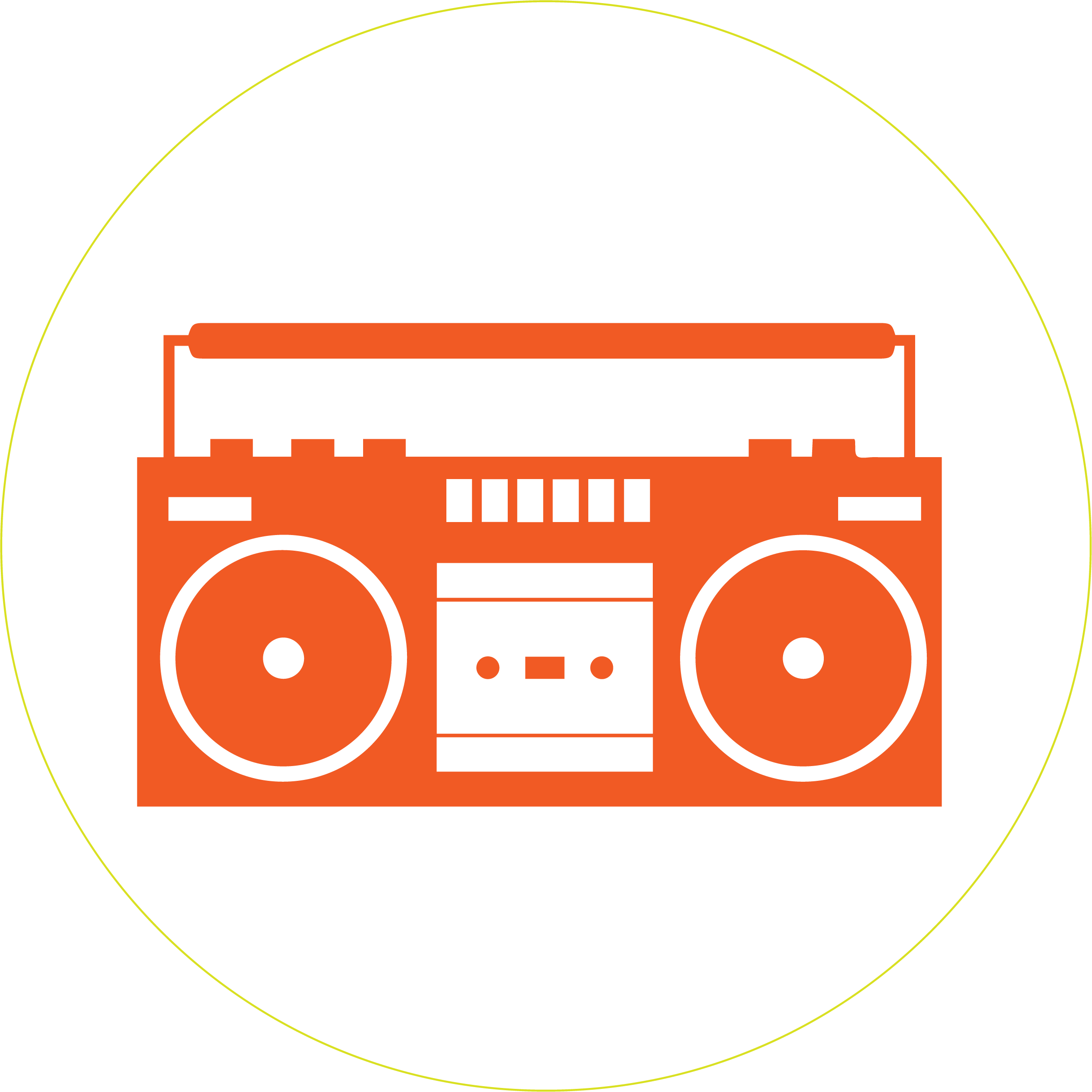 Retro Boombox Icon