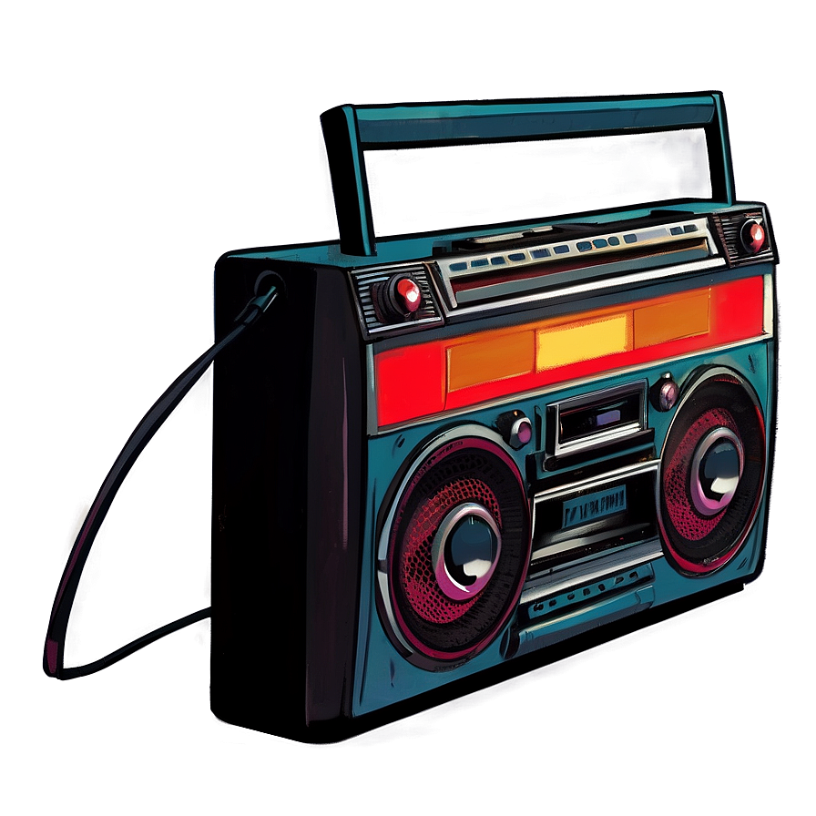 Retro Boombox Png Ogl