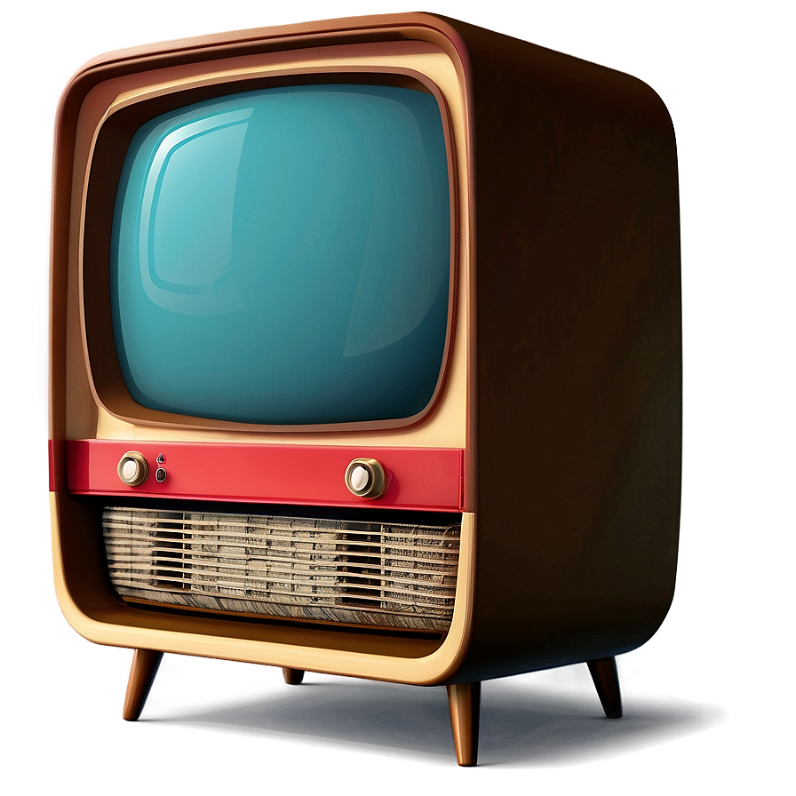 Retro Cartoon Tv Set Png 86