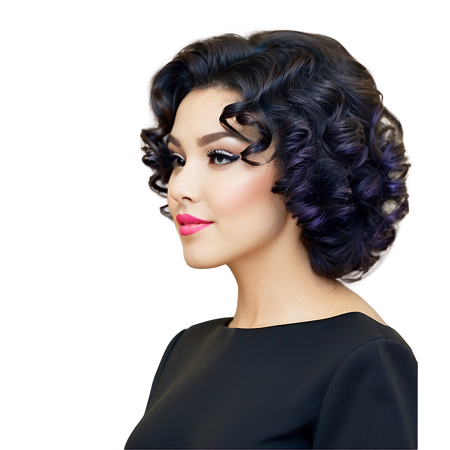 Retro Chic Perm Hair Png Irc