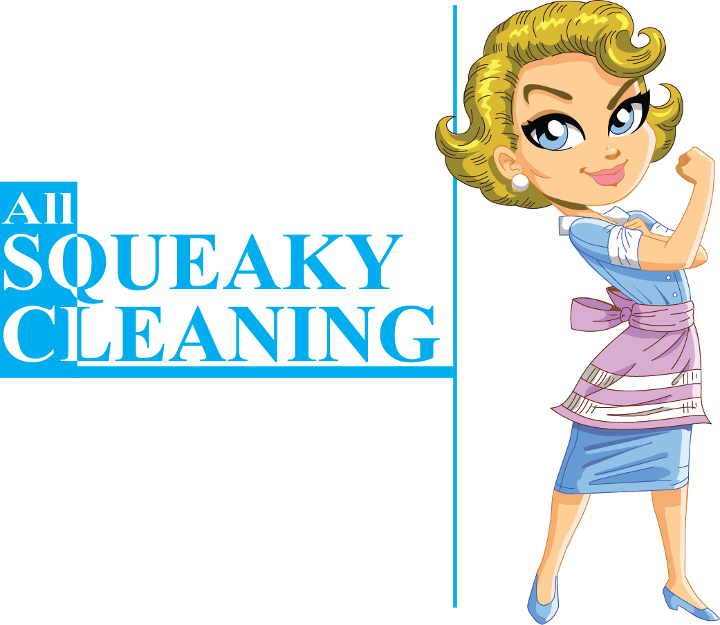 Retro Cleaning Service Logo PNG with transparent background