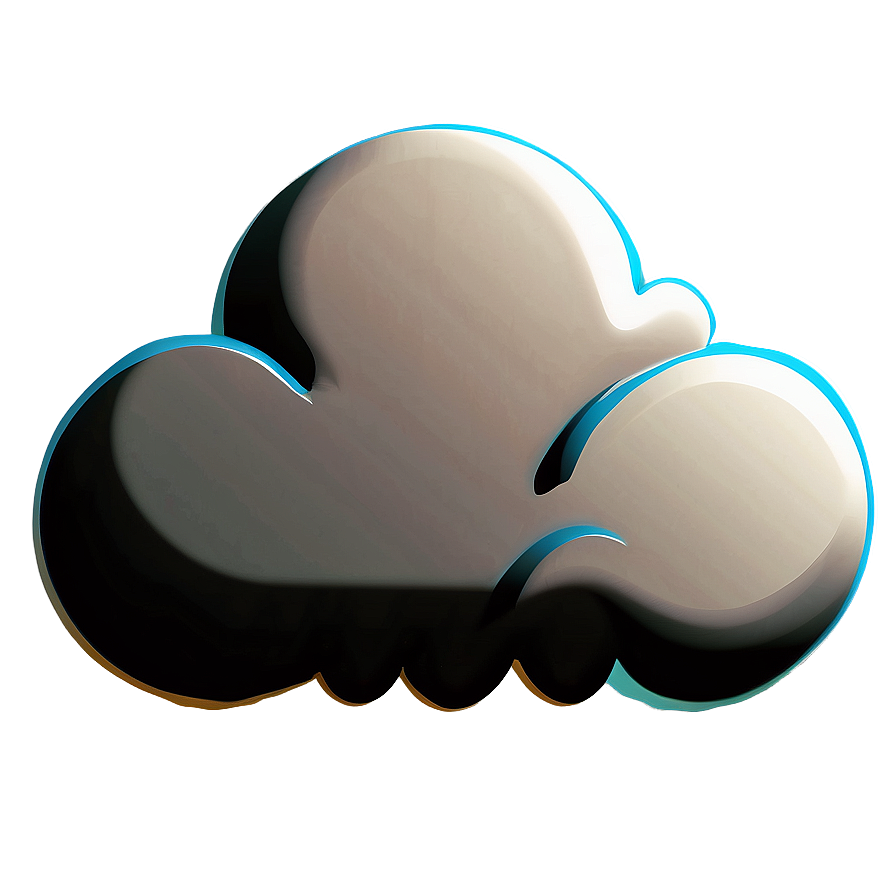 Retro Cloud Vector Png 43