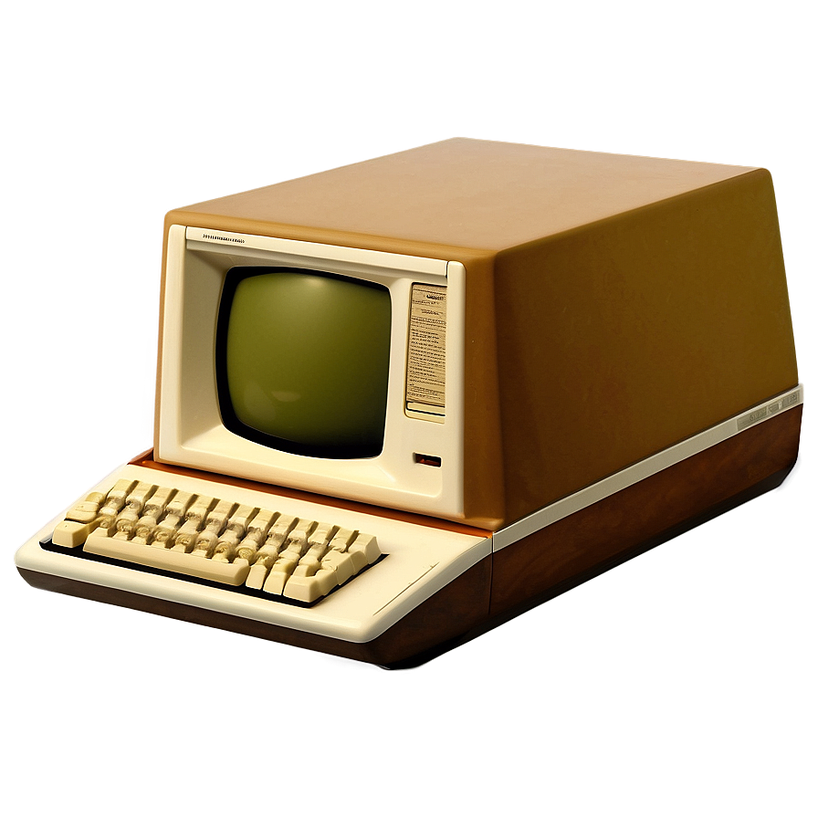 Retro Computer Device Png Eqv