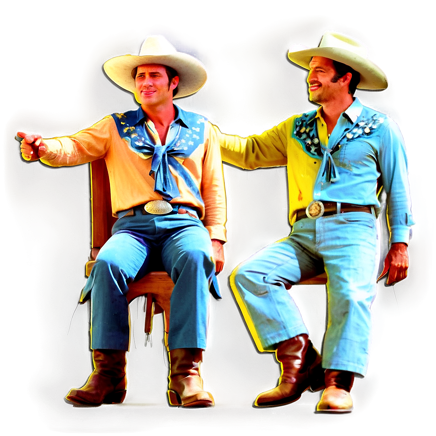 Retro Cowboys Png 83