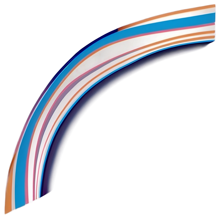 Retro Curve Details PNG aqo PNG with transparent background