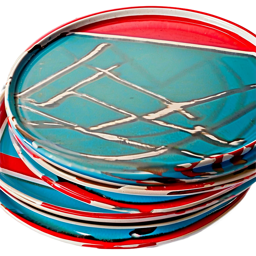 Retro Diner Style Plates PNG hno13 PNG with transparent background