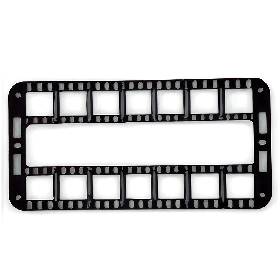 Retro Film Strip Frame PNG gff10 PNG image with a transparent background, free high-resolution download