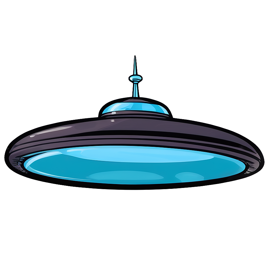 Retro Flying Saucer Clipart Png Spd