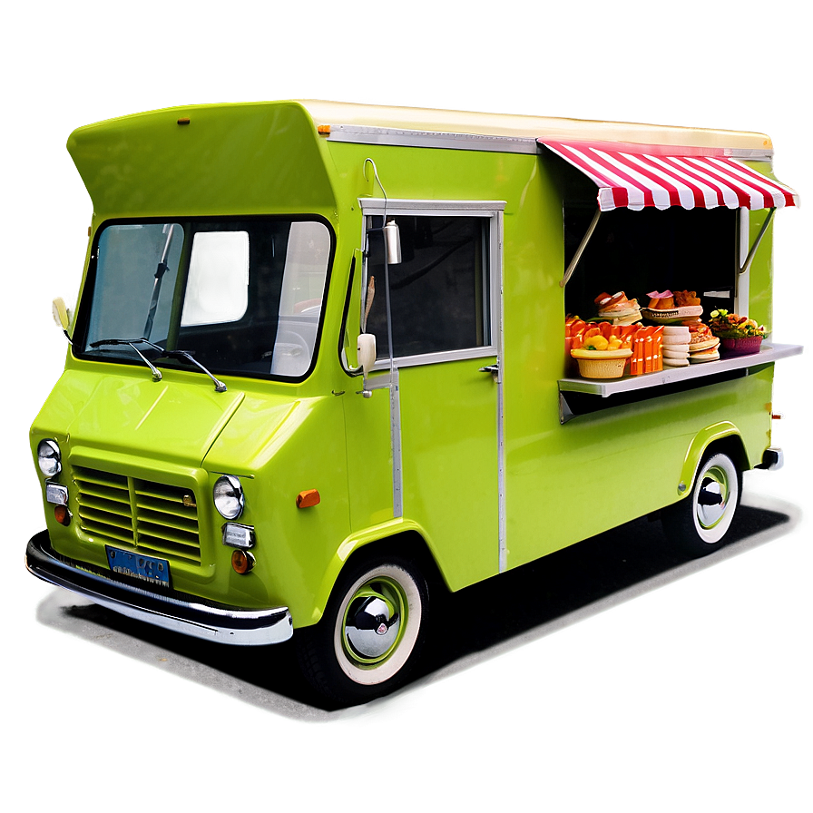 Retro Food Truck Png Vjk