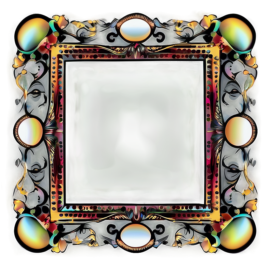 Retro Frame Design Png 06262024