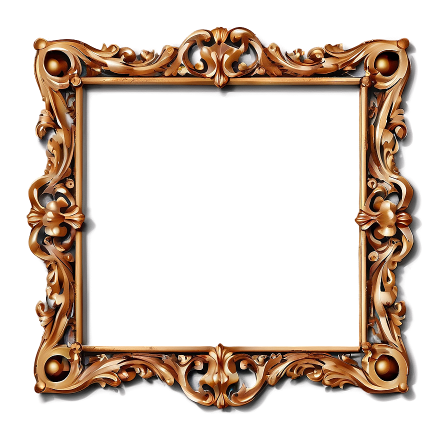 Retro Frame Design Png 31