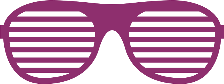 Retro Futuristic Shutter Shades