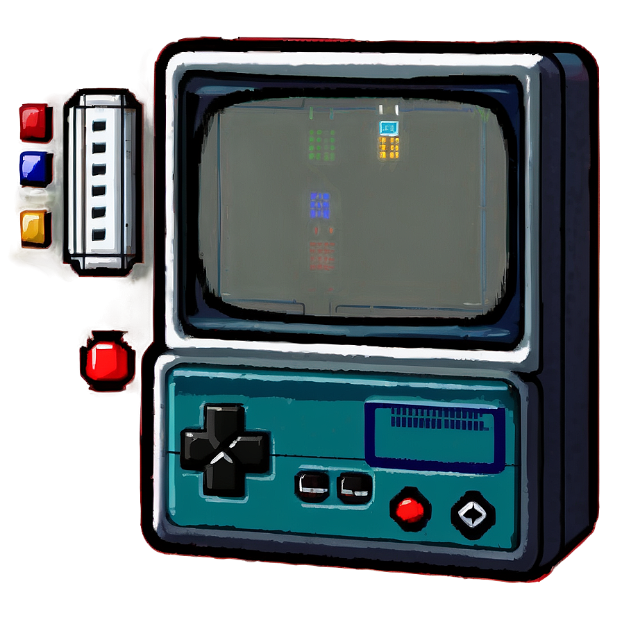 Retro Game Screen PNG swv36 PNG image with a transparent background, free high-resolution download