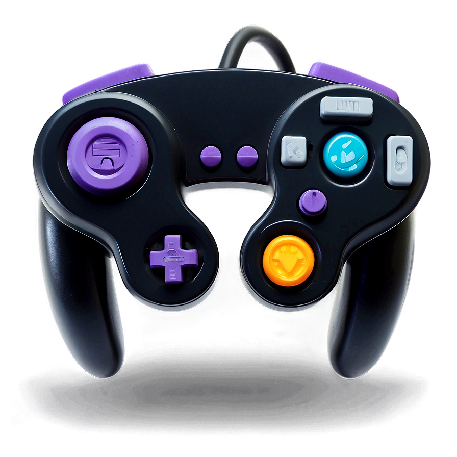 Retro Gamecube Gaming Controller Png Cqe